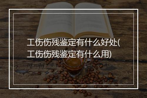 工伤伤残鉴定有什么好处(工伤伤残鉴定有什么用)