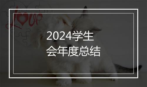 2024学生会年度总结