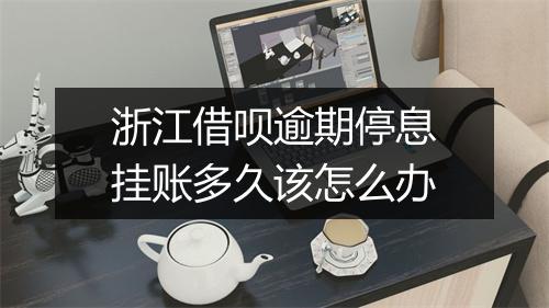浙江借呗逾期停息挂账多久该怎么办