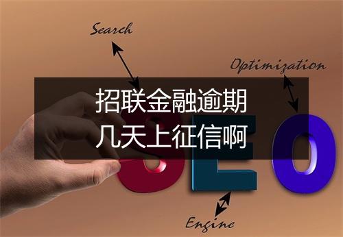 招联金融逾期几天上征信啊