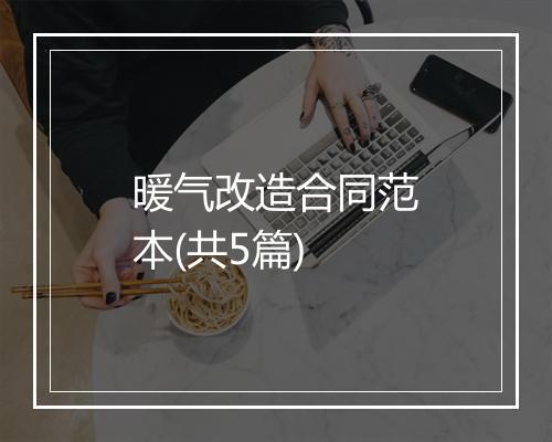 暖气改造合同范本(共5篇)
