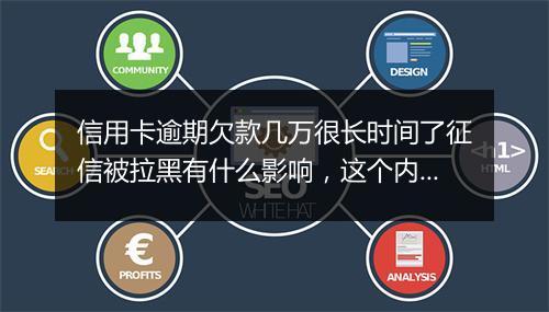 信用卡逾期欠款几万很长时间了征信被拉黑有什么影响，这个内容一定要清楚