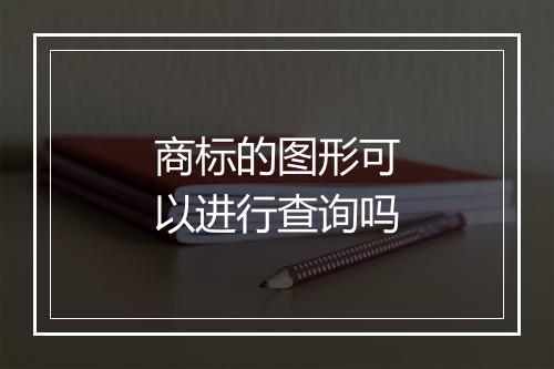 商标的图形可以进行查询吗