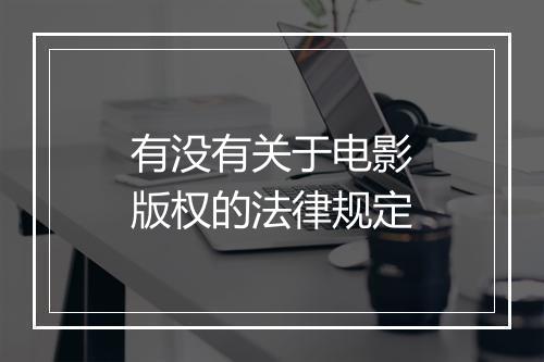 有没有关于电影版权的法律规定