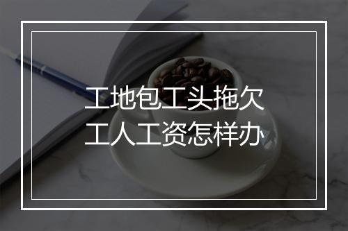 工地包工头拖欠工人工资怎样办