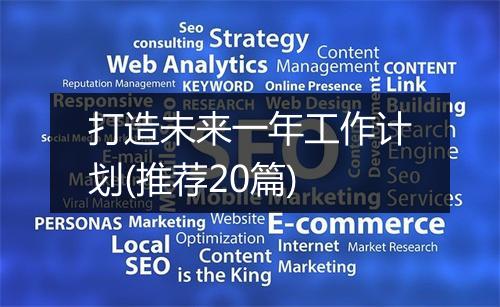 打造未来一年工作计划(推荐20篇)