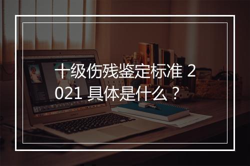 十级伤残鉴定标准 2021 具体是什么？