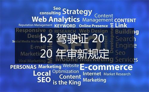 b2 驾驶证 2020 年审新规定