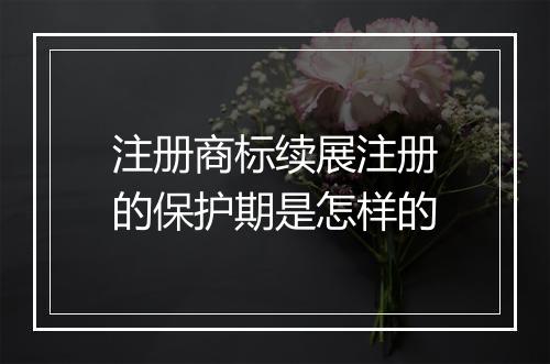 注册商标续展注册的保护期是怎样的