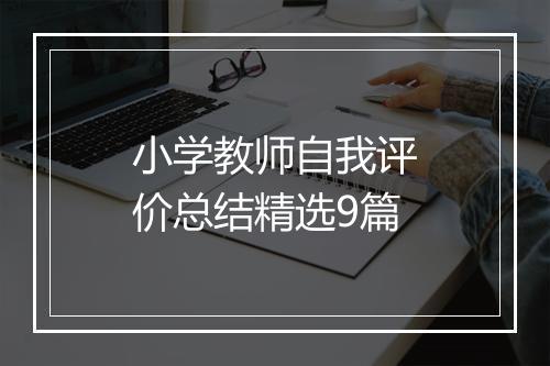 小学教师自我评价总结精选9篇