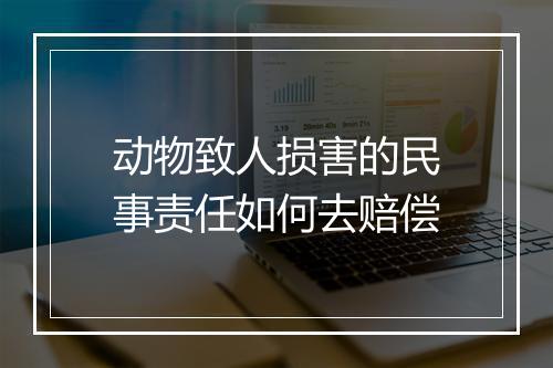 动物致人损害的民事责任如何去赔偿