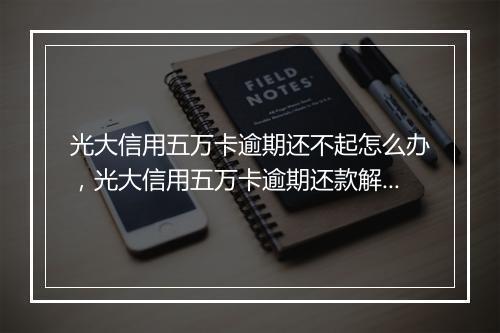 光大信用五万卡逾期还不起怎么办，光大信用五万卡逾期还款解决方案