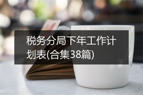 税务分局下年工作计划表(合集38篇)