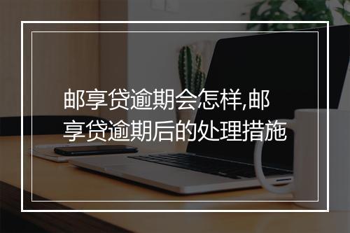 邮享贷逾期会怎样,邮享贷逾期后的处理措施