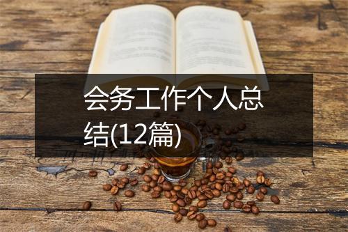 会务工作个人总结(12篇)