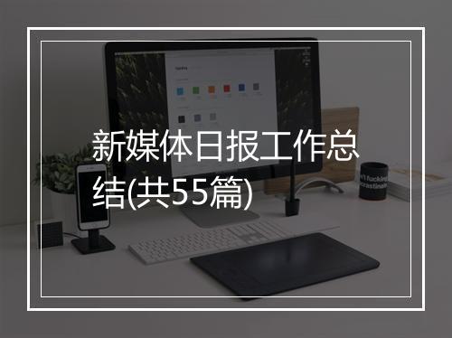新媒体日报工作总结(共55篇)