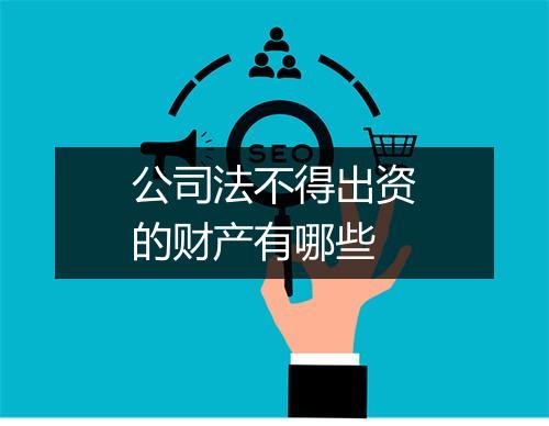 公司法不得出资的财产有哪些