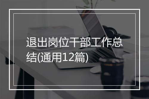 退出岗位干部工作总结(通用12篇)