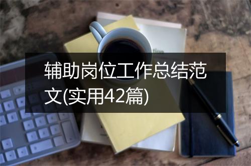 辅助岗位工作总结范文(实用42篇)