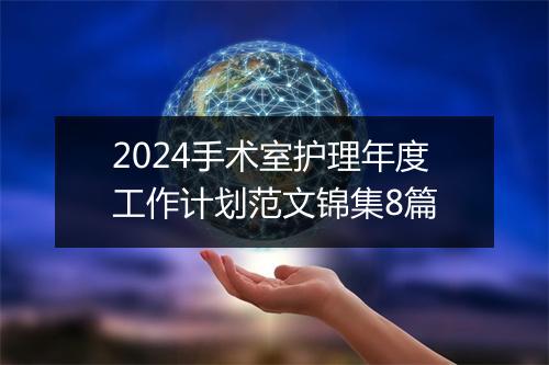 2024手术室护理年度工作计划范文锦集8篇