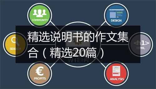 精选说明书的作文集合（精选20篇）