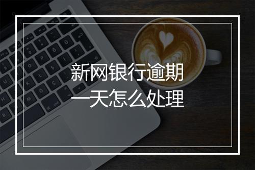 新网银行逾期一天怎么处理
