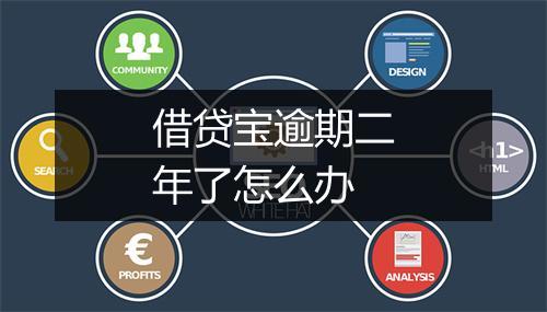 借贷宝逾期二年了怎么办