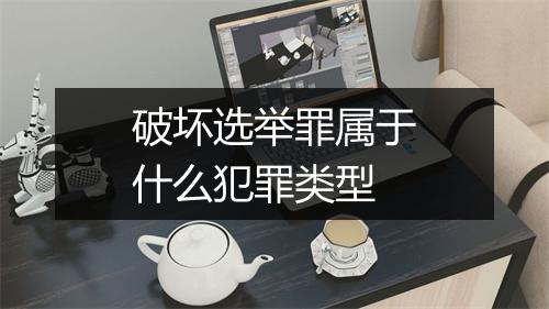 破坏选举罪属于什么犯罪类型