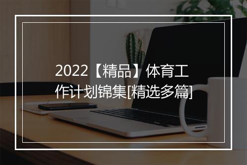 2022【精品】体育工作计划锦集[精选多篇]