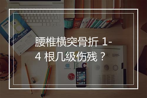 腰椎横突骨折 1-4 根几级伤残？