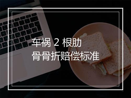 车祸 2 根肋骨骨折赔偿标准