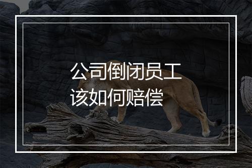 公司倒闭员工该如何赔偿