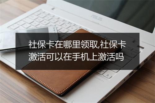社保卡在哪里领取,社保卡激活可以在手机上激活吗