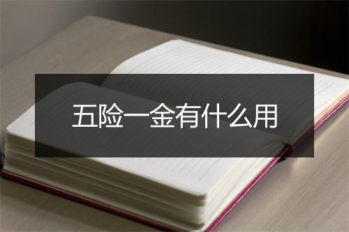 五险一金有什么用