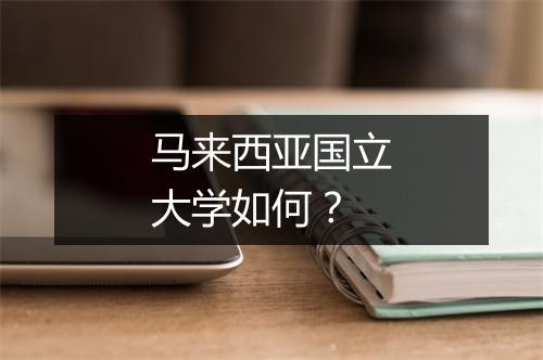 马来西亚国立大学如何？