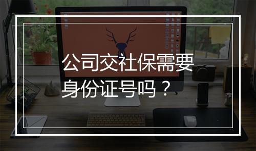 公司交社保需要身份证号吗？