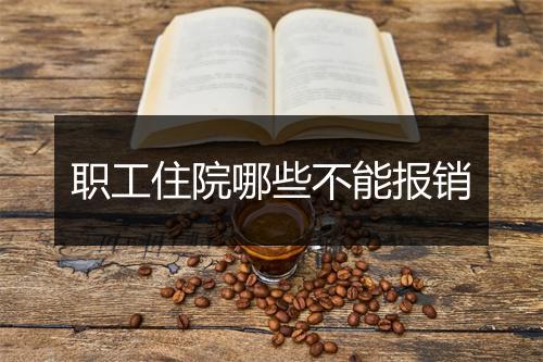 职工住院哪些不能报销