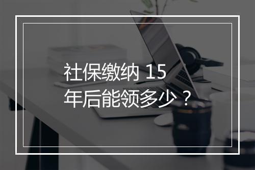 社保缴纳 15 年后能领多少？