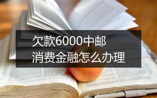 欠款6000中邮消费金融怎么办理
