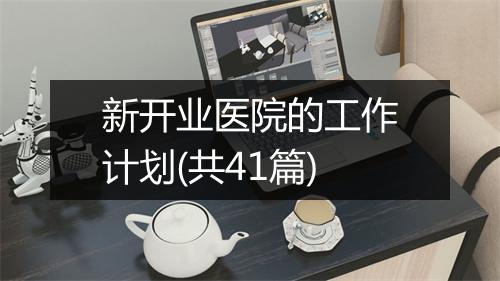 新开业医院的工作计划(共41篇)