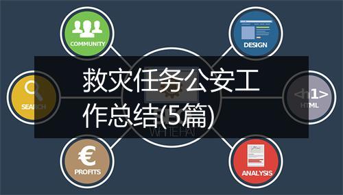 救灾任务公安工作总结(5篇)