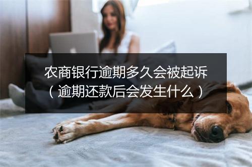 农商银行逾期多久会被起诉（逾期还款后会发生什么）
