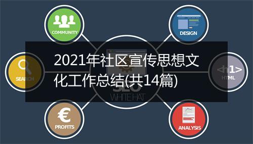 2021年社区宣传思想文化工作总结(共14篇)