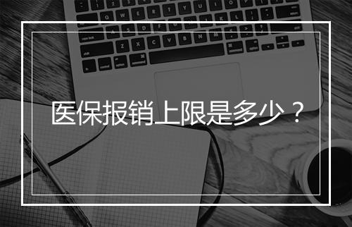 医保报销上限是多少？