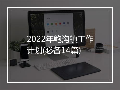 2022年鲍沟镇工作计划(必备14篇)