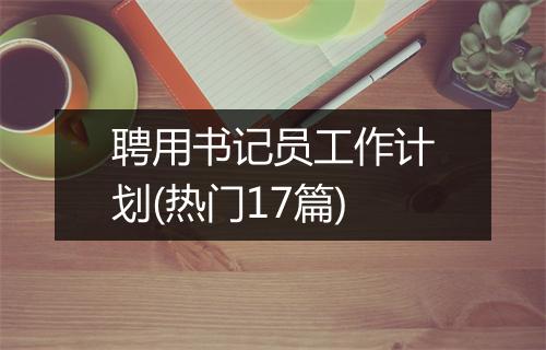 聘用书记员工作计划(热门17篇)
