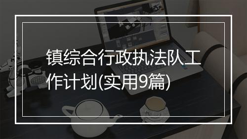 镇综合行政执法队工作计划(实用9篇)