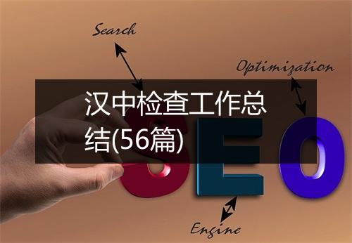 汉中检查工作总结(56篇)