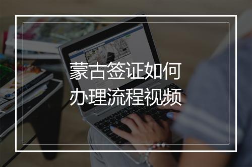 蒙古签证如何办理流程视频