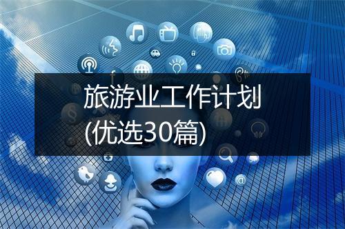 旅游业工作计划(优选30篇)